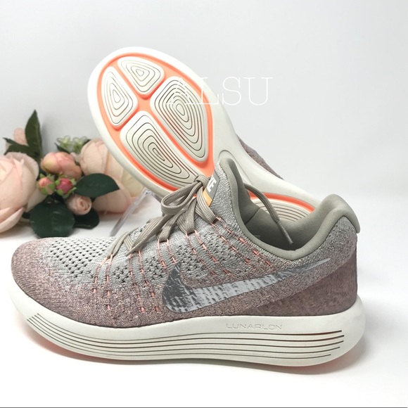 Nike Lunarepic Low Flyknit 2 Pale Grey W AUTHENTIC - Picture 3 of 7